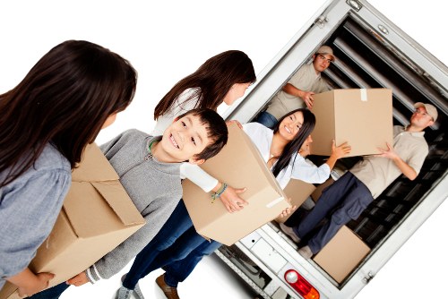 Professional packing services in Downham with carefully packed moving boxes