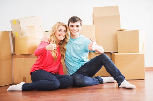 Secure Downham self storage unit with organized belongings