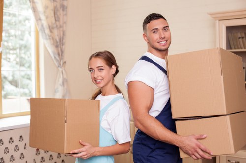 Flat removals access and loading support in Downham