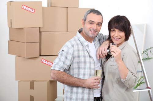 Secure storage unit for household belongings in Downham